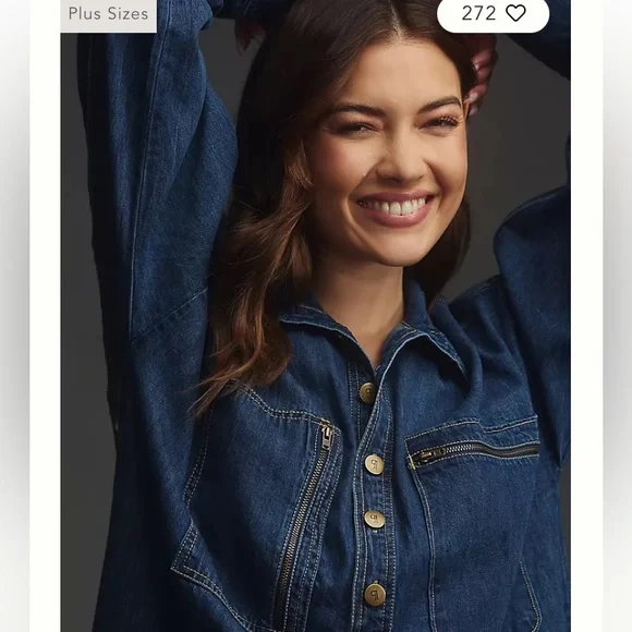 PILCRO HALF BUTTON TUNIC SHIRT SZ 3X - Picture 4 of 10